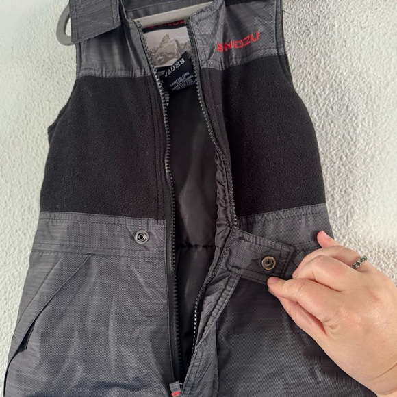 Snow Bib Pants 4T Weather Resistant Adjustable Zip Closure Snozu Winter Sporty - Picture 8 of 12